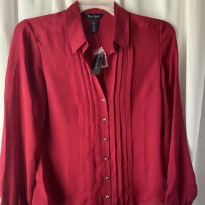 NWT WHBM Silk Blouse
